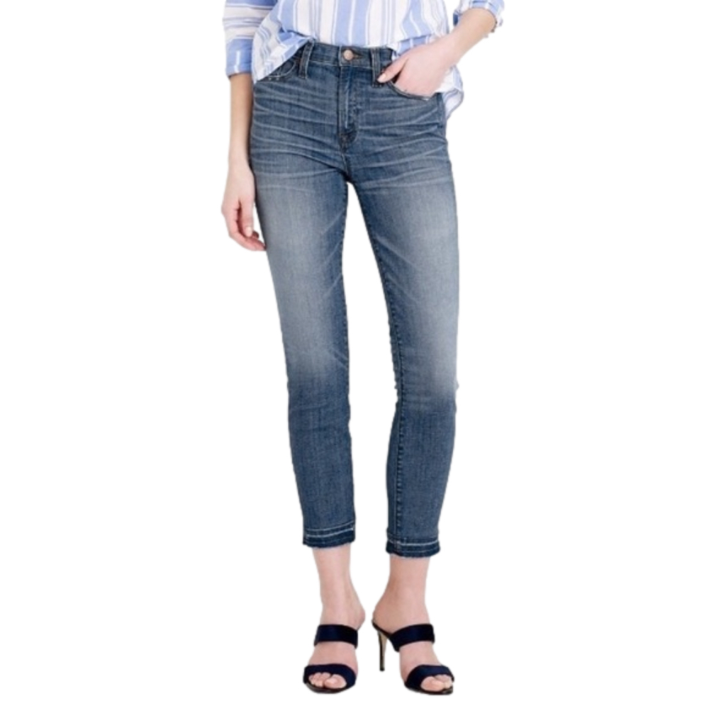 J. Crew Lookout High-Rise Jean with Let-Out Hem
